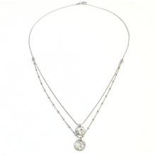 Load image into Gallery viewer, Envelop 2 layer necklace - Love Flo 

