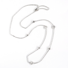 Load image into Gallery viewer, Envelop disc and Elevate bead long necklace - Love Flo