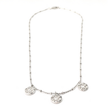 Load image into Gallery viewer, Envelop 3 disc satellite necklace - Love Flo