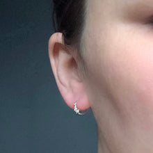 Load image into Gallery viewer, Elevate huggie hoops