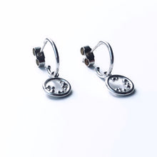 Load image into Gallery viewer, Embrace huggie drop hoops