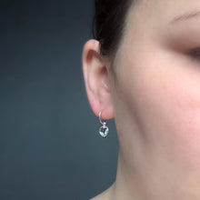 Load image into Gallery viewer, Embrace huggie drop hoops