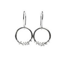Load image into Gallery viewer, Elevate circle drop earrings - Love Flo