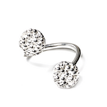 Load image into Gallery viewer, Envelop 2 disc open ring - Love Flo