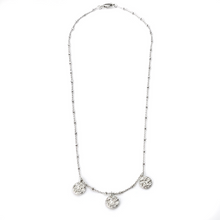 Load image into Gallery viewer, Envelop 3 disc satellite necklace - Love Flo