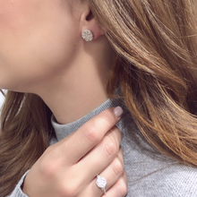 Load image into Gallery viewer, Envelop large disc stud earrings - Love Flo