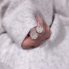 Load image into Gallery viewer, Envelop large disc stud earrings - Love Flo