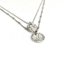 Load image into Gallery viewer, Envelop 2 layer necklace - Love Flo 
