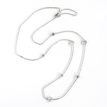 Load image into Gallery viewer, Envelop disc and Elevate bead long necklace - Love Flo 
