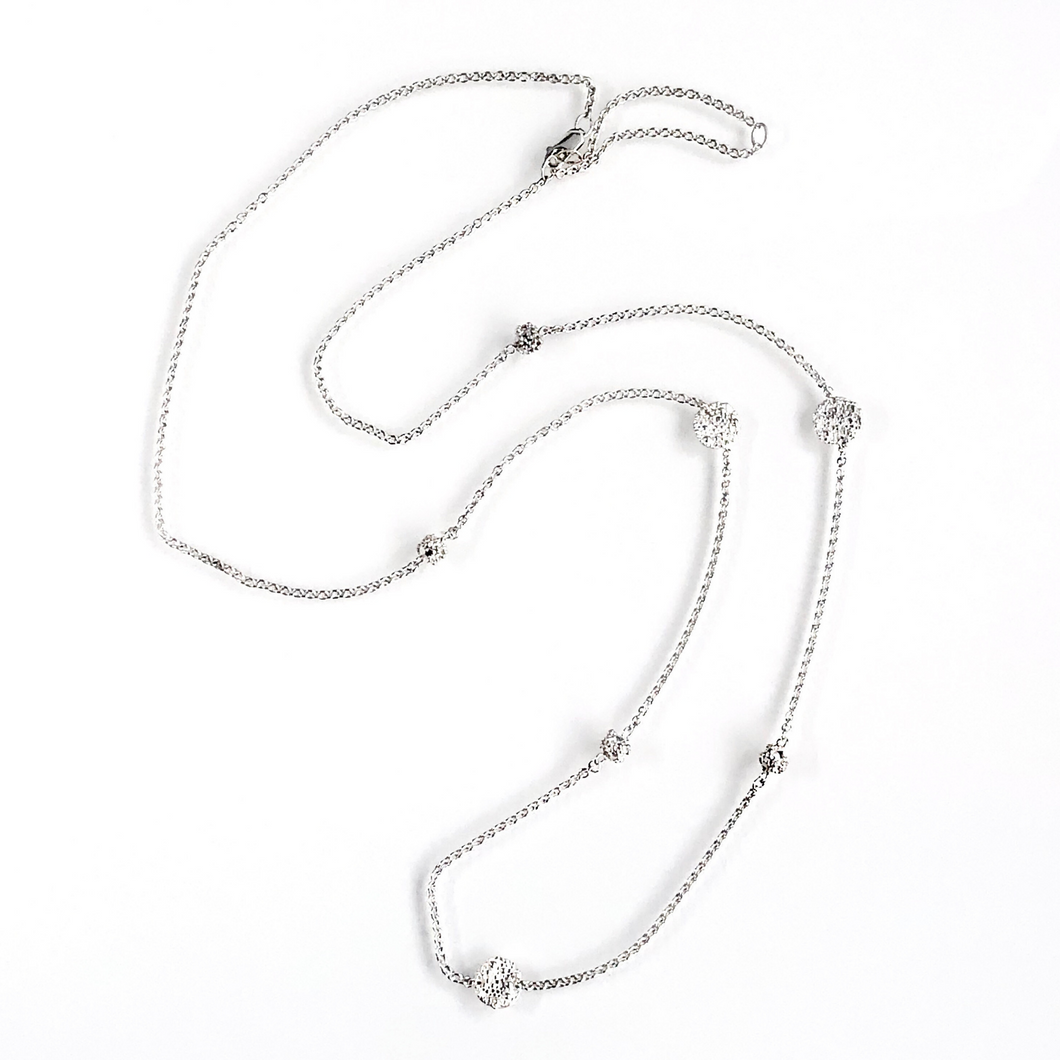 Envelop disc and Elevate bead long necklace - Love Flo 